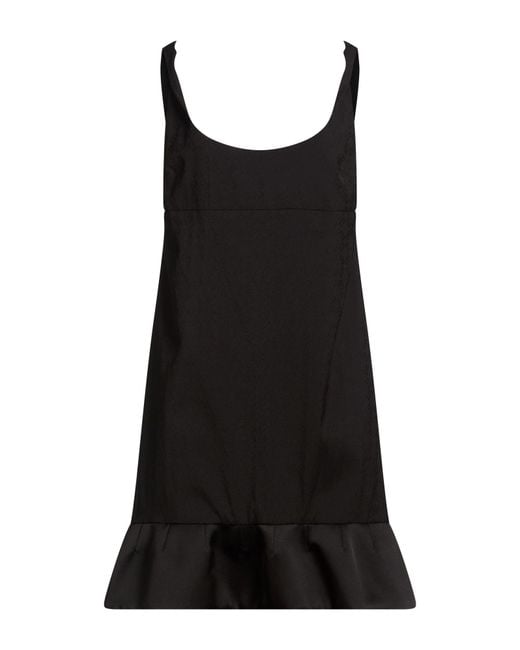 Givenchy Black Mini Dress Wool, Polyester