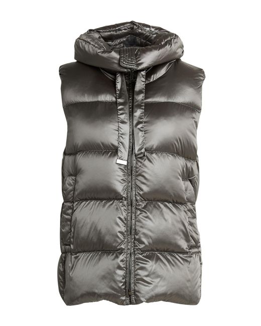 Max Mara Gray Vest Polyamide