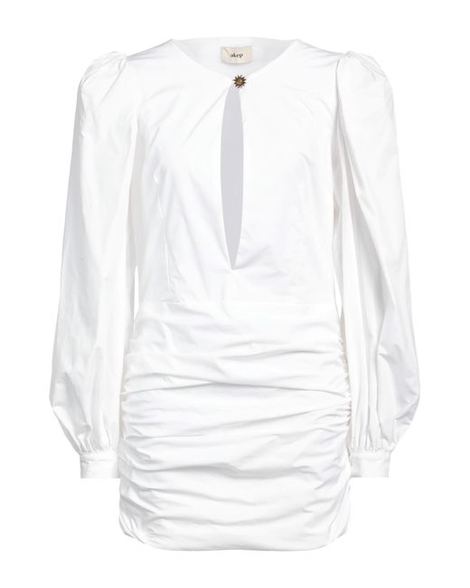 Akep White Mini Dress
