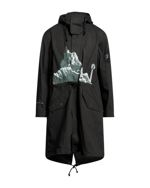 Undercover Black Overcoat & Trench Coat for men