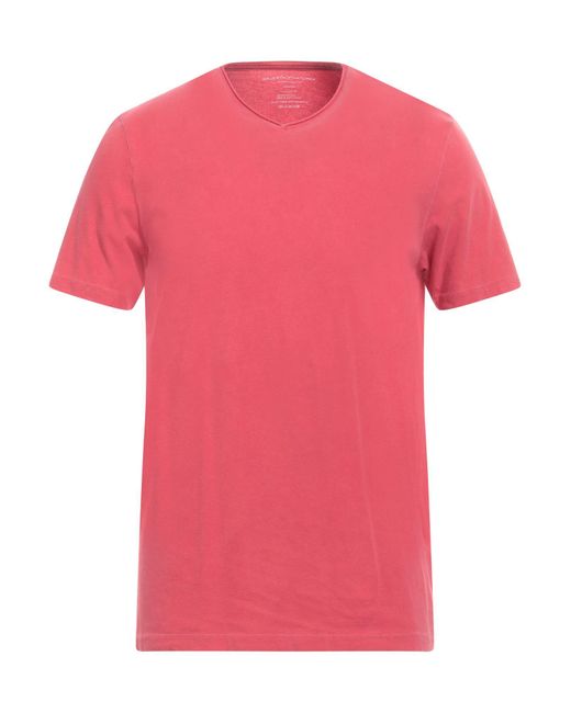 Majestic Filatures T-shirts in Pink für Herren