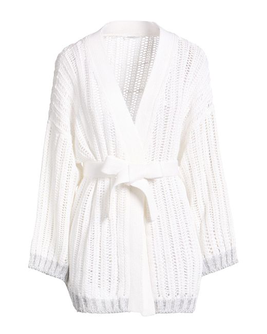 Barba Napoli White Strickjacke