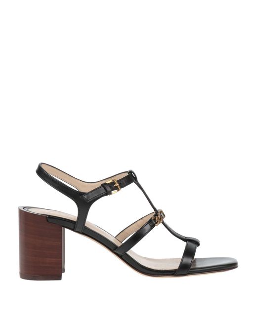 Tod's Black Sandals