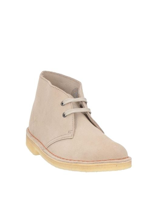 Clarks Natural Ankle Boots