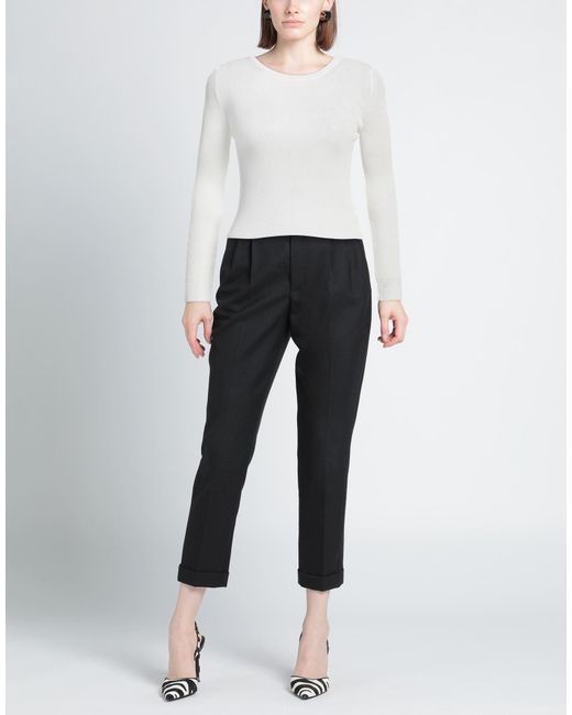 Soallure White Sweater Viscose, Polyamide