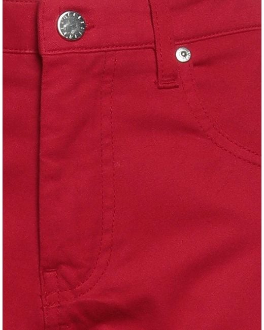 Fedeli Red Pants Cotton, Cashmere, Elastane