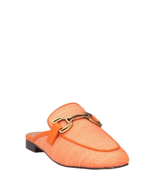 Bibi Lou Orange Mules & Clogs