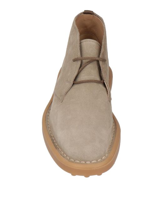 Tod's Brown Ankle Boots for men