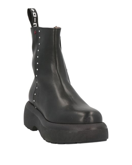 GIO+ Black Ankle Boots Leather