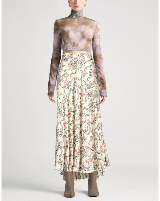 Rabanne White Maxi Skirt