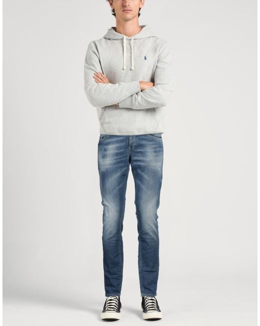 Dondup Blue Jeans Cotton, Elastomultiester, Elastane for men