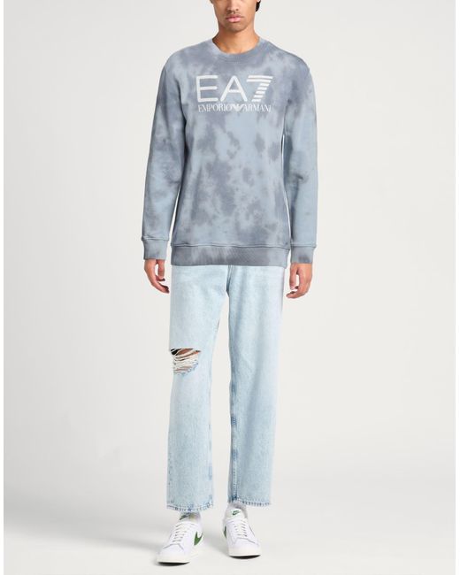 EA7 Blue Sweatshirt for men