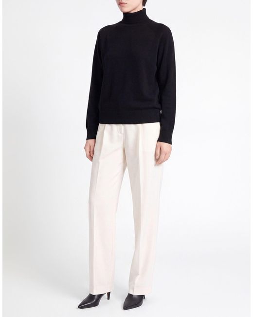 Gentry Portofino Blue Turtleneck Virgin Wool, Cashmere