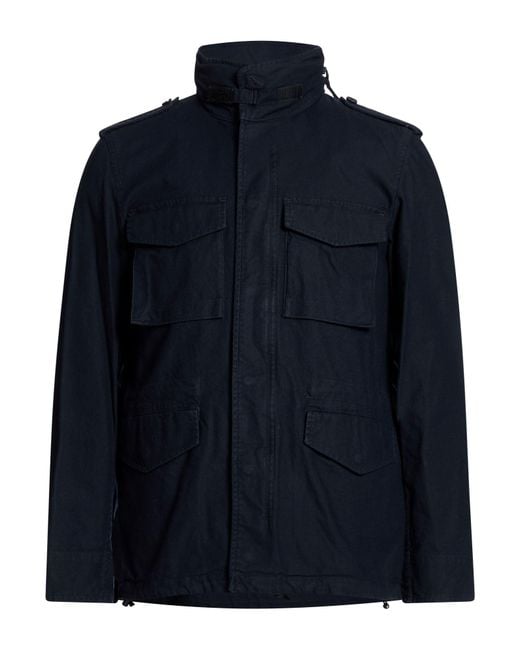 Aspesi Blue Ata Jacket Cotton for men