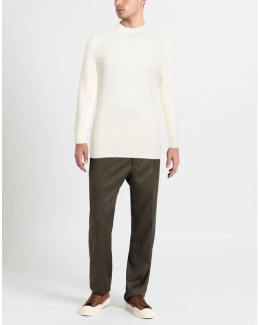 Gran Sasso White Turtleneck for men