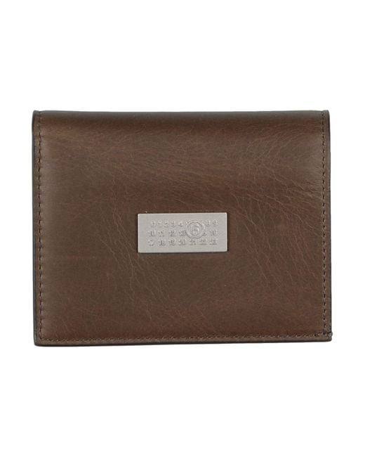 MM6 by Maison Martin Margiela Brown Brieftasche