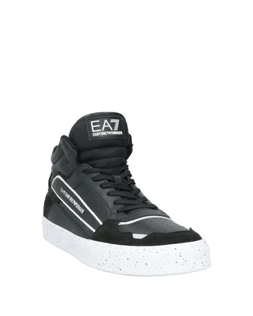 EA7 Black Sneakers for men