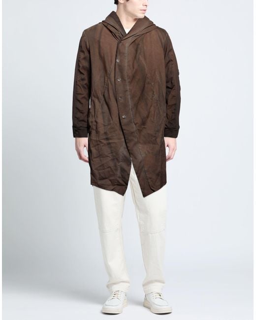 Masnada Brown Overcoat & Trench Coat for men