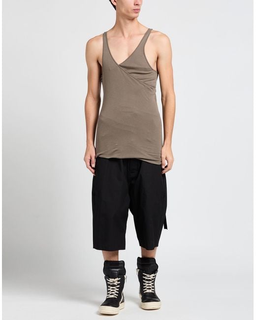 Rick Owens Brown Tank Top for men