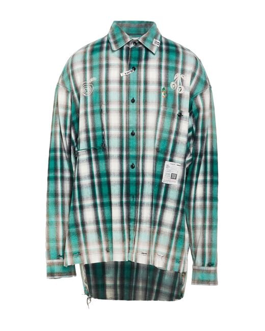 Maison Mihara Yasuhiro Blue Shirt for men