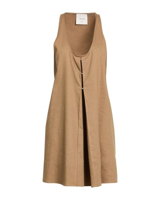 Robe Courte Alysi en coloris Natural