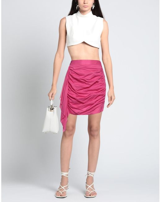 RHODE Pink Mini Skirt