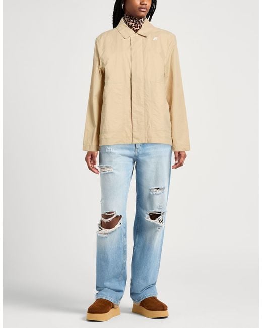K-Way Natural Jacket Nylon, Cotton