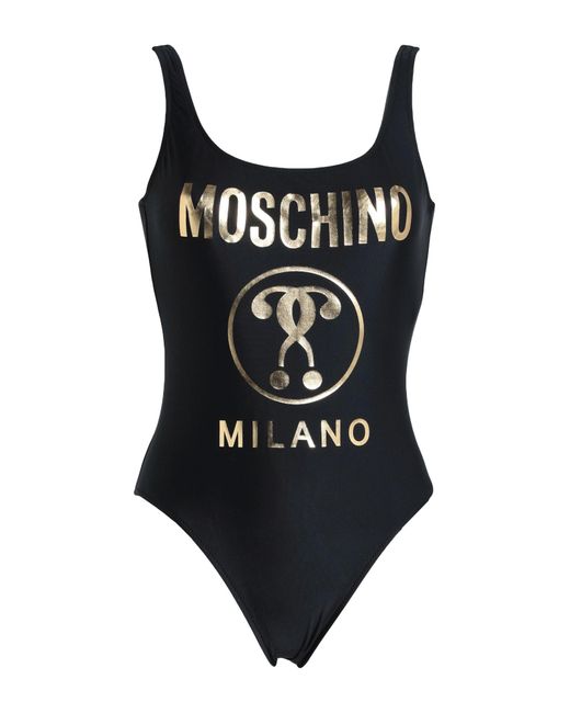 Moschino Black Badeanzug