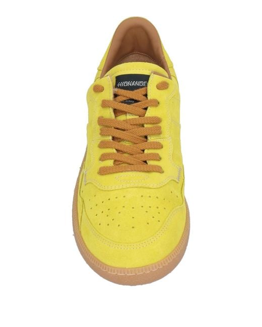 HIDNANDER Yellow Sneakers