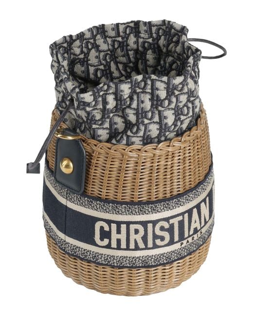 Dior White Cross-Body Bag Textile Fibers, Synthetic Fibers