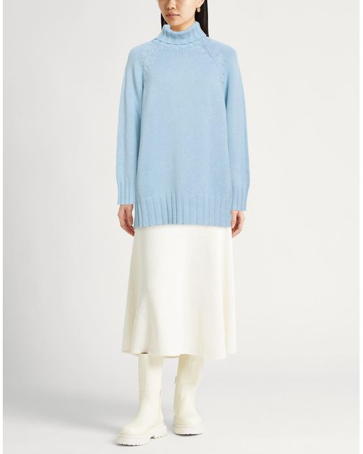 Malo Blue Rollkragenpullover