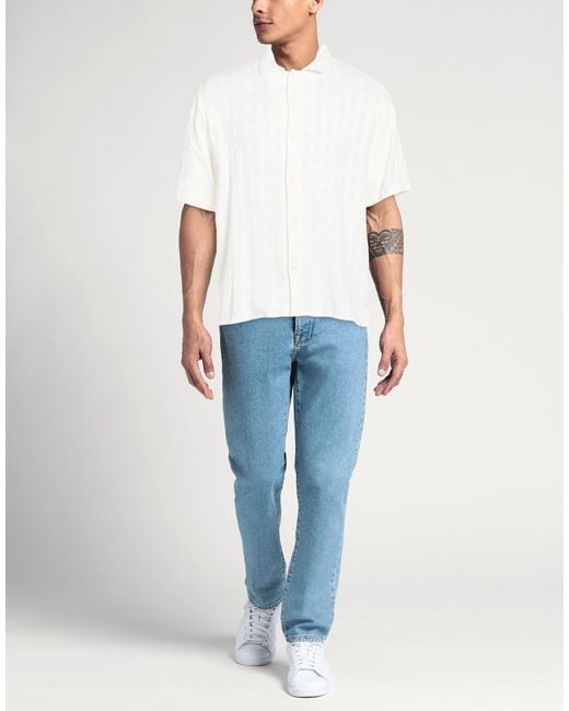 Wax London White Shirt Cotton for men