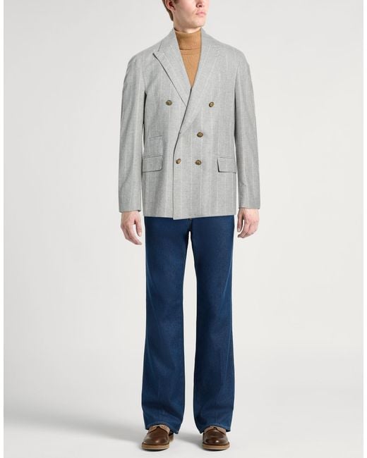 Eleventy Gray Blazer for men