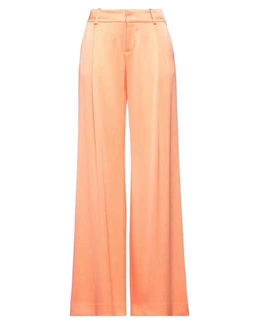 Alice + Olivia Orange Pants Triacetate, Polyester