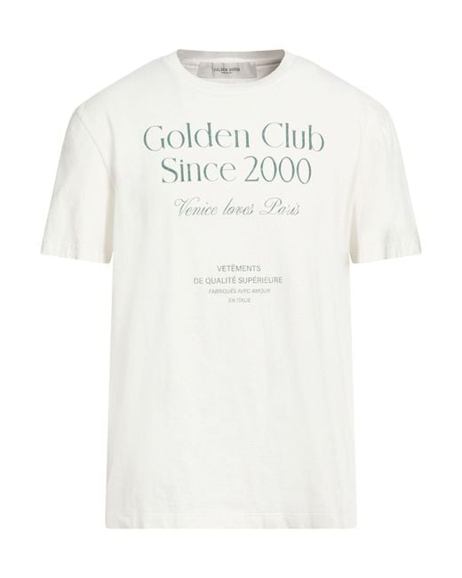 Golden Goose Deluxe Brand White T-Shirt Cotton for men