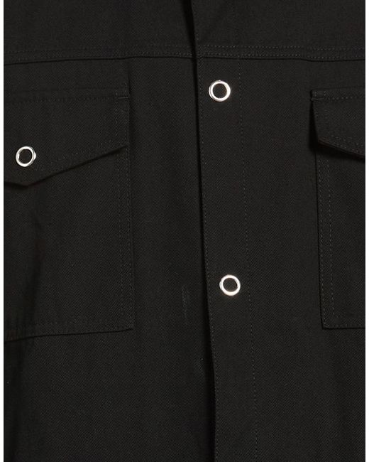 Acne Black Jacket Cotton, Polyester for men