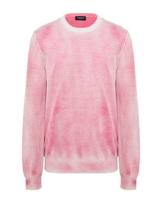 Dondup Pink Sweaters for men