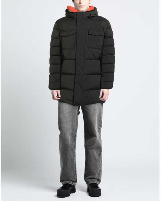 Dekker Black Puffer Polyester, Elastane for men