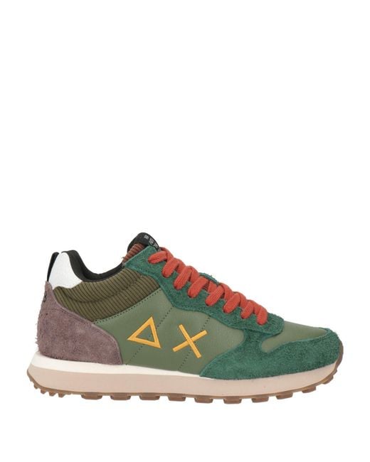 Sun 68 Green Trainers for men