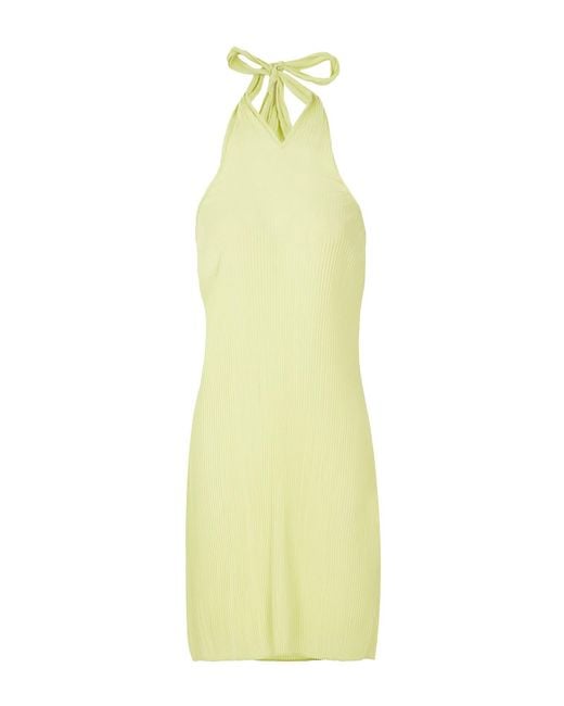8 by YOOX Yellow Midi Dress