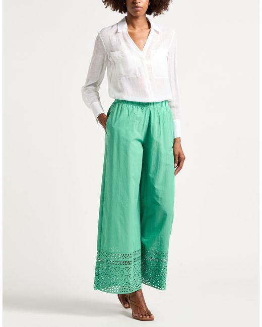 Jijil Green Trouser