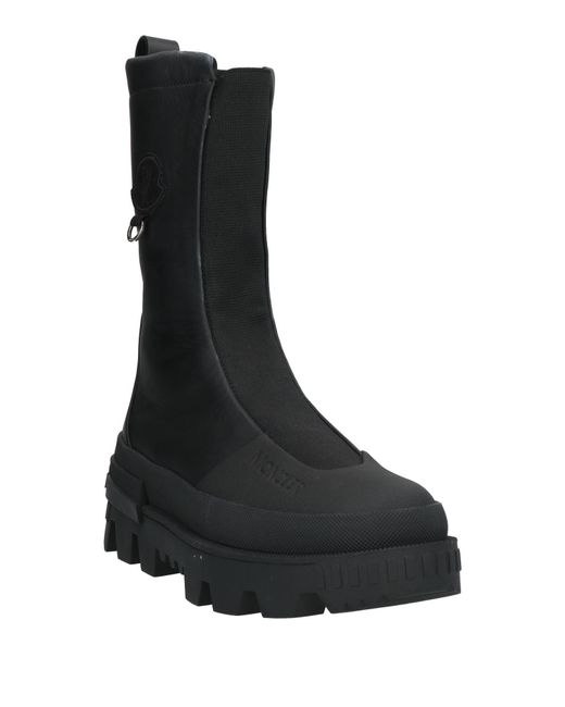 Moncler Black Ankle Boots