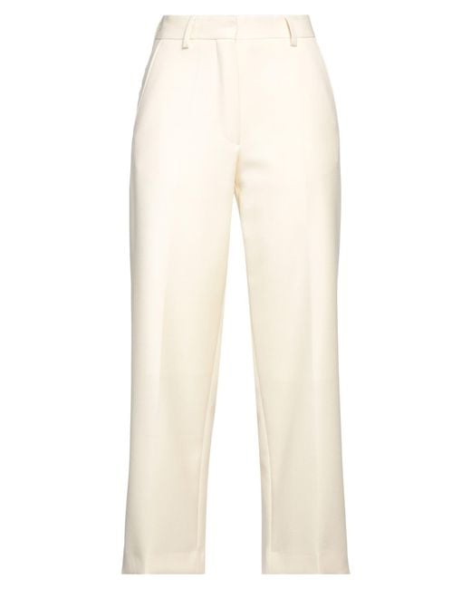 Dries Van Noten White Trouser