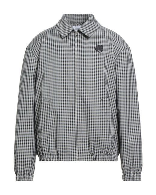 Maison Kitsuné Gray Jacket Cotton, Polyester for men