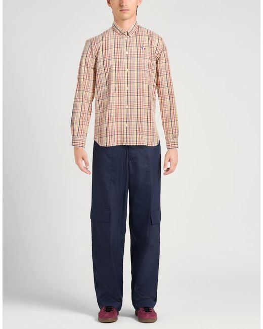 Maison Kitsuné Pink Shirt Cotton for men