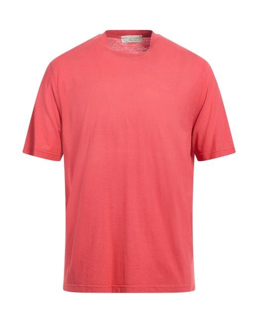 FILIPPO DE LAURENTIIS Pink T-Shirt Cotton for men