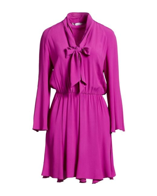 SIMONA CORSELLINI Pink Mini Dress