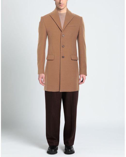 Abrigo Daniele Alessandrini de hombre de color Brown
