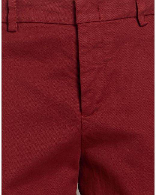 Aspesi Red Pants Cotton, Elastane