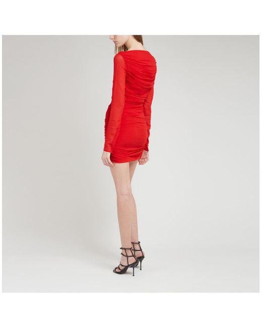 ANDAMANE Red Mini-Kleid